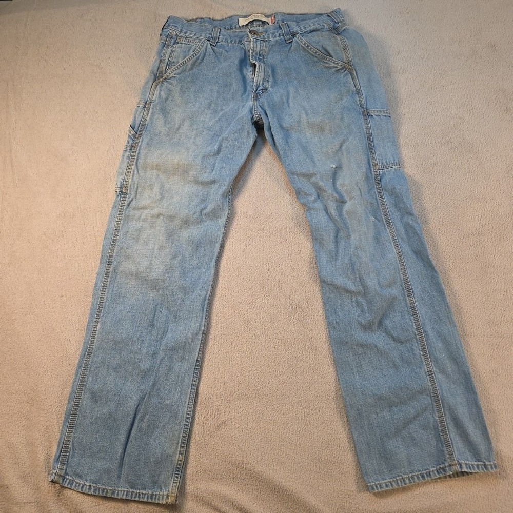 Vintage Y2K Levis Carpenter Jeans Mens fits 35x31 (34x32) Baggy Loose Straight